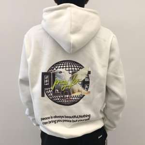 280GSM Hoodies Sweatshirts en coton léger Confortable Élégant Vêtements unisexe Prix d'usine Vente en gros Fourniture de logo personnalisé - Product Image 3