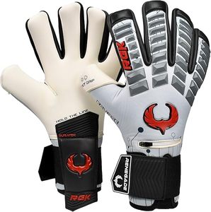 Gants de gardien de but en cuir personnalisables entièrement orange fluo avec poignée en latex haute visibilité matériau caoutchouc SP Branding - Product Image 2
