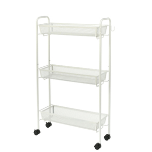 Étagère à épices en verre murale flottante en métal en acier inoxydable à trois niveaux ton argent étagères de rangement décoratives pour la maison - Product Image 2