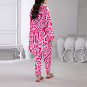 Vêtements pour femmes Robes en lin à col rond pour l'été Robe décontractée pour femmes en tissu de lin doux grande taille - Product Image 2