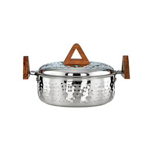 Casserole en métal moderne de haute qualité poli chauffe-plats Buffet Hotpot maison hôtel cuisine service fête de mariage écologique - Product Image 2