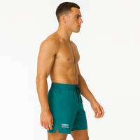 Short de sport personnalisé en nylon élasthanne séchage rapide respirant coupe extensible taille moyenne Gym course à pied entraînement vêtements de fitness fournisseur OEM
