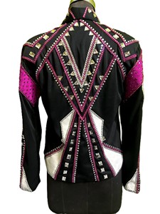 เสื้อแจ็คเก็ตขี่ม้าแบบมีซิปปิดที่หรูหราและมีสไตล์แบบพรีเมี่ยมสำหรับการขี่ม้าแบบตะวันตก - Product Image 6