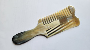 Peine de Cuerno de Búfalo de Lujo, Dientes Anchos para Cabello Rizado, Grueso y Largo, Hecho a Mano, Pulido, Accesorio para el Cuidado del Cabello, Súper Calidad - Product Image 5