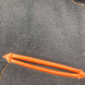 Noir laine varsité veste Orange garniture classique Letterman Bomber unisexe collège veste Streetwear mode vêtements d'extérieur 2025 à la mode - Product Image 2