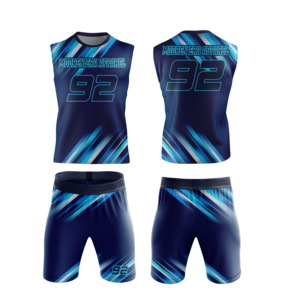 ชุดฟุตบอล 7 คนต่อทีม แบบซับลิเมชั่น พิมพ์โลโก้และหมายเลขทีมตามสั่ง ดีไซน์สวยงาม คุณภาพเยี่ยม กางเกงขาสั้นแบบรัดรูปสำหรับฟุตบอล 7 คนต่อทีม - Product Image 1