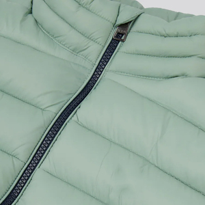 เสื้อกั๊กขนเป็ดสำหรับผู้ใหญ่กลางแจ้งแขนกุดมีซิปทำจากโพลีเอสเตอร์กันลมและถุงซิป - Product Image 5