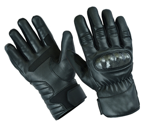 ถุงมือแข่งรถหนังแท้สำหรับนักขี่มอเตอร์ไซค์, ถุงมือหนังแท้ทนทานต่อการถลอกสำหรับนักขี่ในฤดูหนาว - Product Image 2