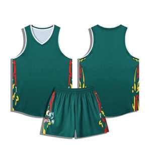 Chemises et Hauts de basket-ball pour hommes Nouveau style personnalisé Séchage rapide Respirant Été Réversible Double Face - Product Image 6