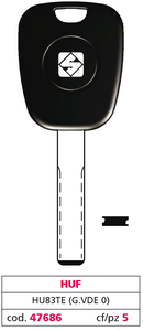 Chiave per Auto Hu83te (g. Vde 0) Huf - Product Image 1