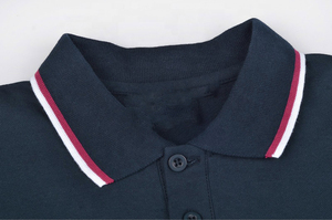 Polo de golf décontracté en toile 100% coton avec logo personnalisé pour hommes Nouveau design à manches courtes et à motif uni avec logo - Product Image 2