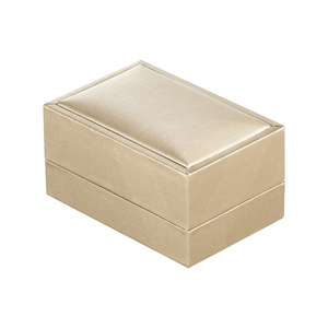 กล่องแหวนคู่ผ้าไหมสำหรับจัดเก็บแหวนทรงสี่เหลี่ยมผืนผ้า - Product Image 2
