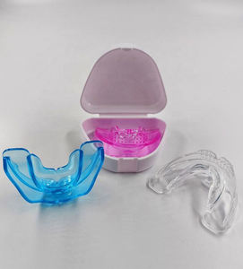 Logo personnalisé Caoutchouc Double Bretelles Protège-dents Protection des dents supérieures et inférieures Lisseur de dents Protecteur de lèvres - Product Image 1