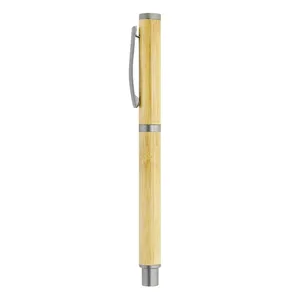 Penna Roller in Bambù Personalizzata Crespino, Gadget Unico per un Comfort di Scrittura Ottimale - Product Image 3