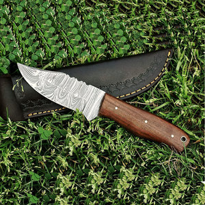 มีดสกินเนอร์เหล็กดามัสกัสคลาสสิกที่ออกแบบมาสำหรับการล่าสัตว์และการใช้ชีวิตกลางแจ้งมีดเหล็กดามัสกัส - Product Image 6