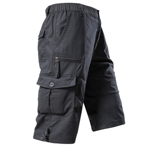 Meilleure vente Shorts cargo séchage rapide classique été quotidien décontracté mode couleur unie extérieur respirant shorts pour hommes - Product Image 3
