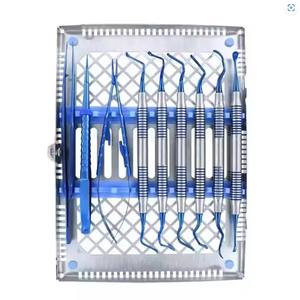 ชุดเครื่องมือสุขอนามัยฟันสีชมพูอุปกรณ์ทันตกรรมแบบแฮนด์เมด - Product Image 6