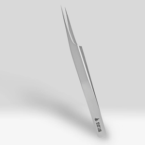 For STL-3 Stainless Steel Tweezers with Precision Tip Anti-Static for Professional Eyelash Extensions-Essential Supplies - Product Image 1