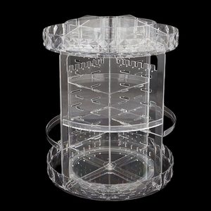 Acrylic Cosmetic <b>Makeup</b> Organizer Storage <b>Box</b> With 360 Rotation - White - Product Image 2