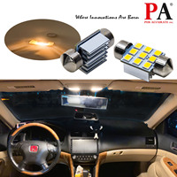 HYUGA Innenbeleuchtung Glühbirnen Weiß Superhell 9SMD 2835 Chips 12V Universell Passend für Kuppel/Chart/Dürausstattung/Willkommensbeleuchtung 31mm 0,5W CE/ROSH