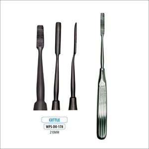 Lime à os chirurgicale Cottle pour rhinoplastie, outil de précision pour le lissage des os nasaux ORL, kit chirurgical manuel, hôpital, clinique, classe I - Product Image 2