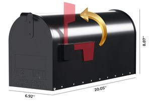 Nuevo en Existencia, Buzón de Correo Metálico Moderno de la India, Reforzado, Resistente a la Oxidación, con Recubrimiento en Polvo, para Almacenamiento Seguro de Cartas - Product Image 4