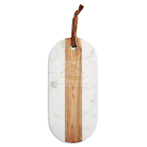 Grande planche à découper extra fine en bois de teck robuste pour légumes et fruits Fournitures de cuisine gravées avec logo personnalisé - Product Image 4