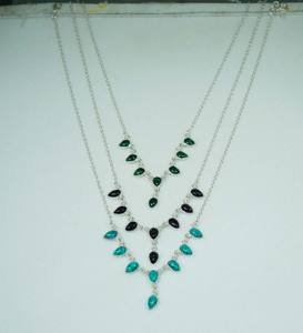 Gargantilla Delicada de Plata de Ley 925 para Mujer con Cadena de Eslabones Finos y Engaste de Cornalina - Product Image 5