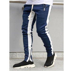 Pantalon de jogging d'hiver en polaire à logo personnalisé pantalon à taille côtelée élastique avec cordon de serrage pantalon slim pour hommes 2024 - Product Image 5