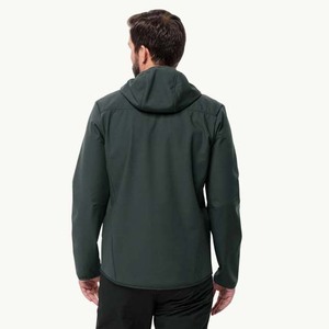 <b>Men's</b> Plus Size Softshell <b>Jacket</b> Customized Logo Windbreaker with Windproof and Waterproof Features - Product Image 2
