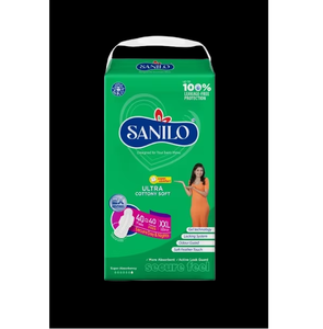 Toallas Sanitarias Sanilo Ultra Cottony, Suaves como el Algodón, Talla XXL 320MM, Paquete de 40 Toallas con 40 Toallitas, Alta Absorbencia - Product Image 3