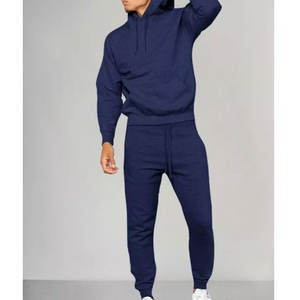 Survêtements pour hommes Ensemble de survêtements 2 pièces avec fermeture éclair complète Survêtements de sport chauds pour jogging - Product Image 1