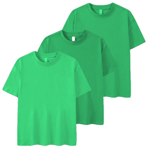 Camiseta transpirable 100% algodón Jersey Color liso Delgado manga corta precio barato TEE fabricante Bangladesh - Product Image 5