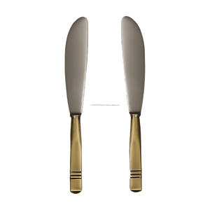 Couteau à dîner à poignée de conception de doublure faite à la main antique à un prix abordable - Product Image 1