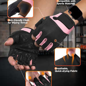 Producto increíble Guantes de fitness para levantamiento de pesas Transpirable Gimnasio Deportes Entrenamiento de fuerza al aire libre Guantes de levantamiento de pesas al por mayor - Product Image 5