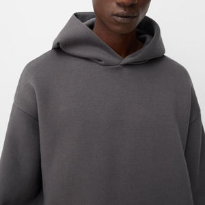 Sudadera con Capucha de Invierno para Hombre, Nuevo Diseño, Alta Calidad, 100% Algodón, Felpa Francesa, Talla Grande, con Forro de Punto, Bolsillos Laterales con Capucha - Product Image 4