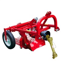 Tracteur agricole PTO petit 2 rangs récolteuse de pommes de terre arracheuse de pommes de terre avec CE
