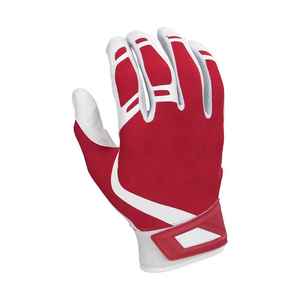 Gants de frappeur de baseball en cuir personnalisés pour adultes avec logo, fermeture auto-agrippante ambidextre, durables, antidérapants et résistants à l'usure - Product Image 4