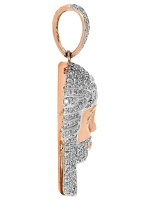 Custom Made Jesus face VVS Natural Diamond Hip Hop Rapper Pendentifs glacés disponibles aux meilleurs prix avec du matériel en or 10K/14K - Product Image 3