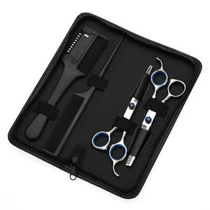 Barber Kit <b>Scissor</b> Set with Razors Black Beauty Saloon Kit Use Barber <b>Thinner</b> <b>Hair</b> Cutting <b>Scissors</b> for Adults Whole Sale Price - Product Image 3