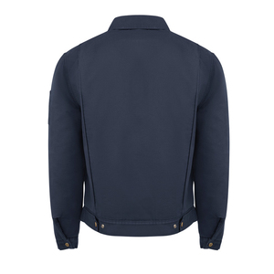 Logo personnalisé de haute qualité hommes coupe décontractée toile coton veste de travail Streetwear col zippé pour les activités de plein air en hiver - Product Image 6