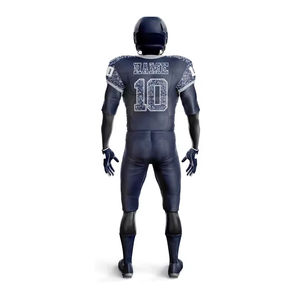 Uniforme de Fútbol Americano Personalizado de Alta Calidad, Antibacteriano, Spandex/Algodón, Ligero, Unisex, para Adultos, para Todas las Temporadas - Product Image 6