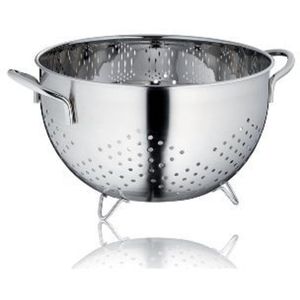 Passoire en acier inoxydable à mailles fines, design européen moderne, écologique, base robuste pour égoutter les pâtes, le riz, les légumes - Product Image 6
