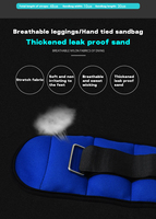 Poids de cheville en néoprène personnalisés, sacs de sable pour exercices, poids de poignet 300g, durables pour la course à pied et l'entraînement de musculation