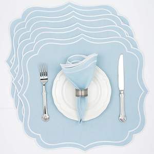 Classic <b>Linen</b> Table <b>Placemats</b>-Durable Modern Design for Comfortable Dining Setup and Home Decor - Product Image 2