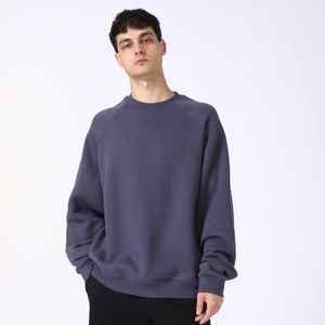 Camiseta de Cuello Redondo Personalizada con Estampado en Blanco, Gruesa, 485G, Talla Grande, Sudadera de Cuello Redondo para Hombre y Mujer - Product Image 1