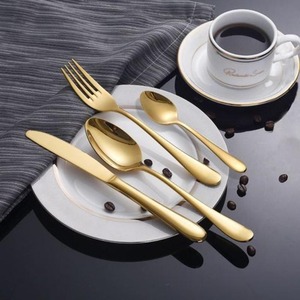 Ensemble de couverts en acier inoxydable fonctionnel avec un style simple et une beauté intemporelle, parfait pour un usage familial et des cadeaux - Product Image 2