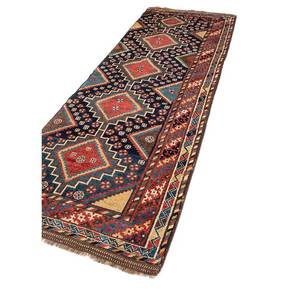 Kiaan Blue Paem-268 Hand Knotted Wool Rug Geometric Large Area Rectangle <b>Carpet</b> for Home Living Room Hallway New Design-Jaipur - Product Image 2