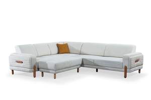 Ensemble pour salon Marina design moderne de qualité supérieure système de canapé-lit + rangement avec système de rangement - Product Image 3