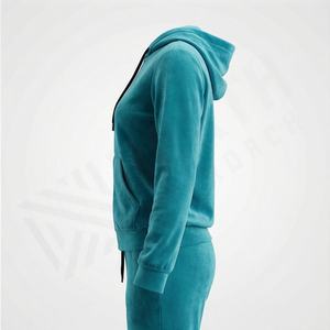 Wholesale Top Quality Fleece Thick Winter Hoodies Velvet <b>Tracksuits</b> Women <b>Velour</b> Sweatsuit 2025 Athletic Gym Fitness Sport Wear - Product Image 3